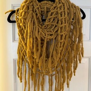 Altar'd State Mustard Knit Scarf